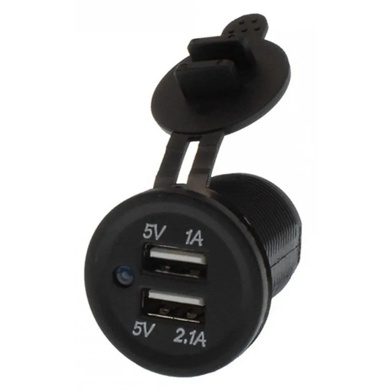 Φορτιστής Μοτοσυκλέτας με Θύρες: 2xUSB