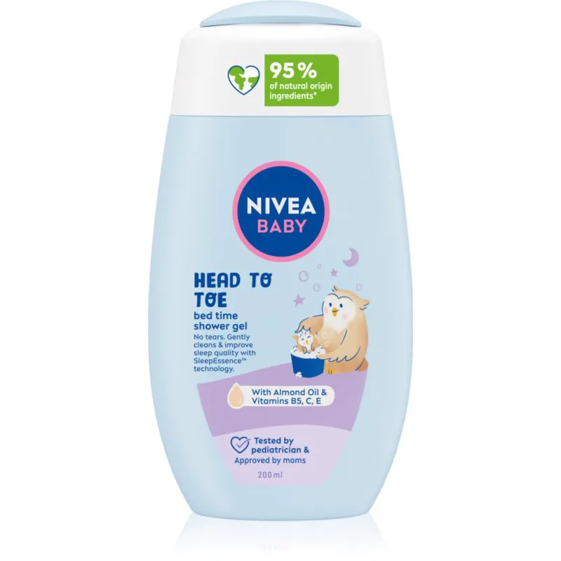NIVEA BABY Bed Time τζελ για ντους για σώμα και μαλλιά 200 ml