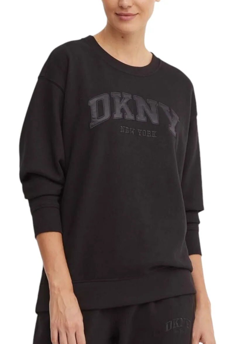 Μπλούζα Μακρυμάνικη DKNY Logo DP4T9809-BLK-BLACK Γυναικείο