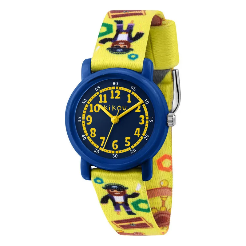 KIKOU Cartoon Yellow Fabric Strap R4551104002
