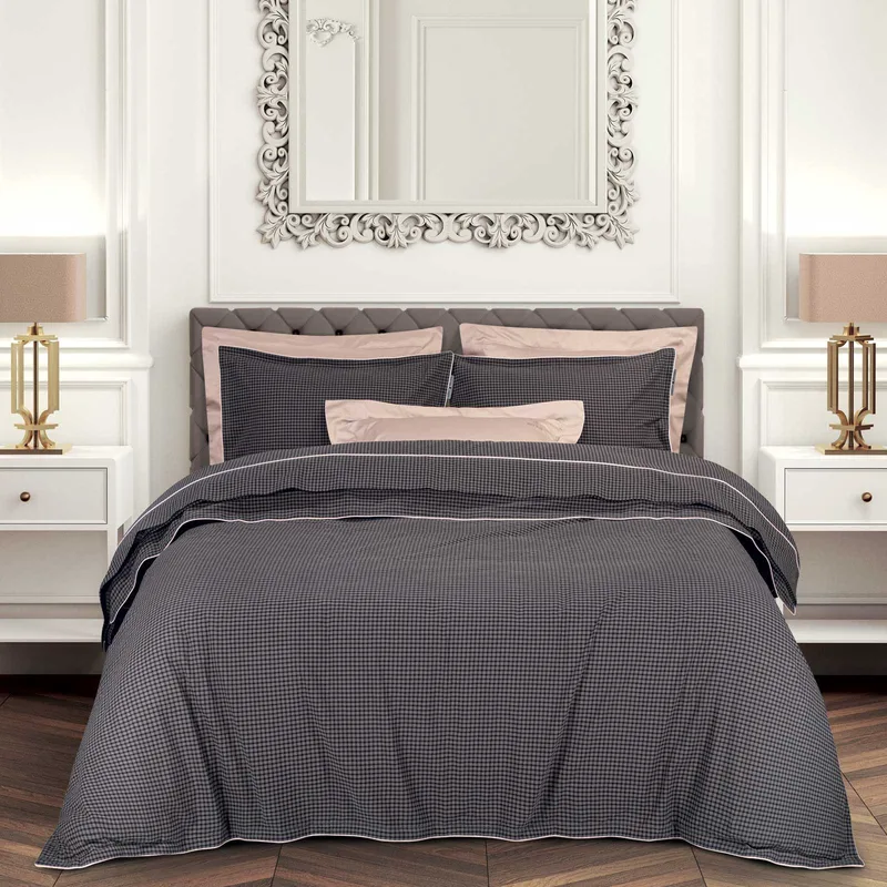 Σετ Σεντόνια King Size 4 Τεμαχίων Greenwich Polo Club 2374 Dark Grey 250x270