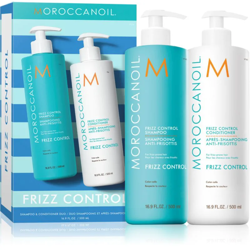 Moroccanoil Frizz Control Shampoo & Conditioner Duo Σετ για την αντιμετώπιση του κρεπαρίσματος μαλλιών