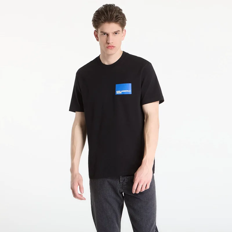 T-shirt Karl Lagerfeld Jeans Reg Ss Box Logo Tee Black S