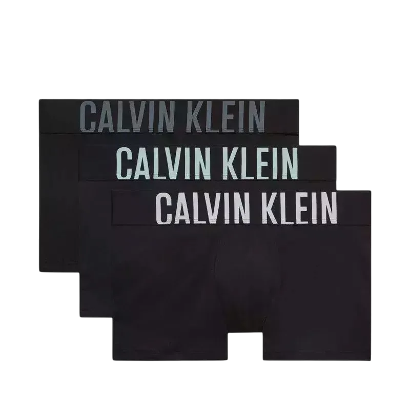 Ανδρικό Σετ Μπόξερ 3 Τεμαχίων Μαύρα Calvin Klein 000NB3608A-ZD0
