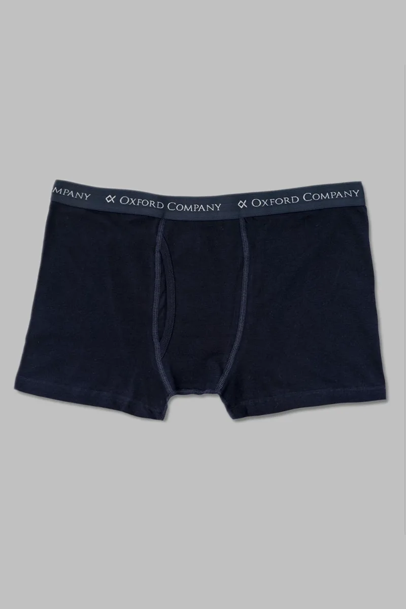 Oxford Company ανδρικό boxer εσώρουχο μονόχρωμο - MM10-1M00.03 Μπλε Σκούρο