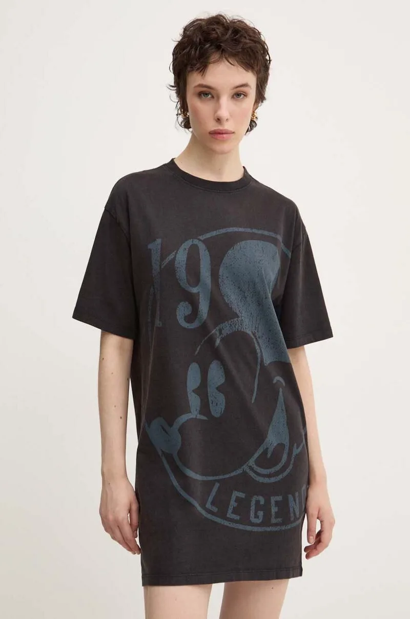 Βαμβακερό φόρεμα Desigual 19-MICKEY x Disney
