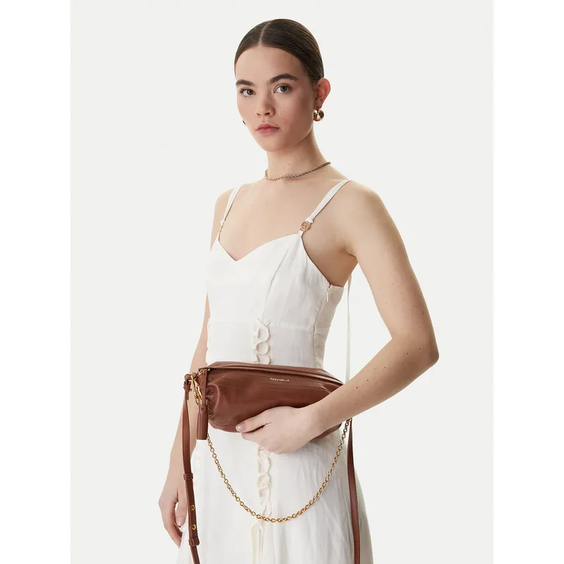 Τσάντα Coccinelle U4Q Coccinelle Roll Plisse E1 U4Q 15 02 01 Καφέ
