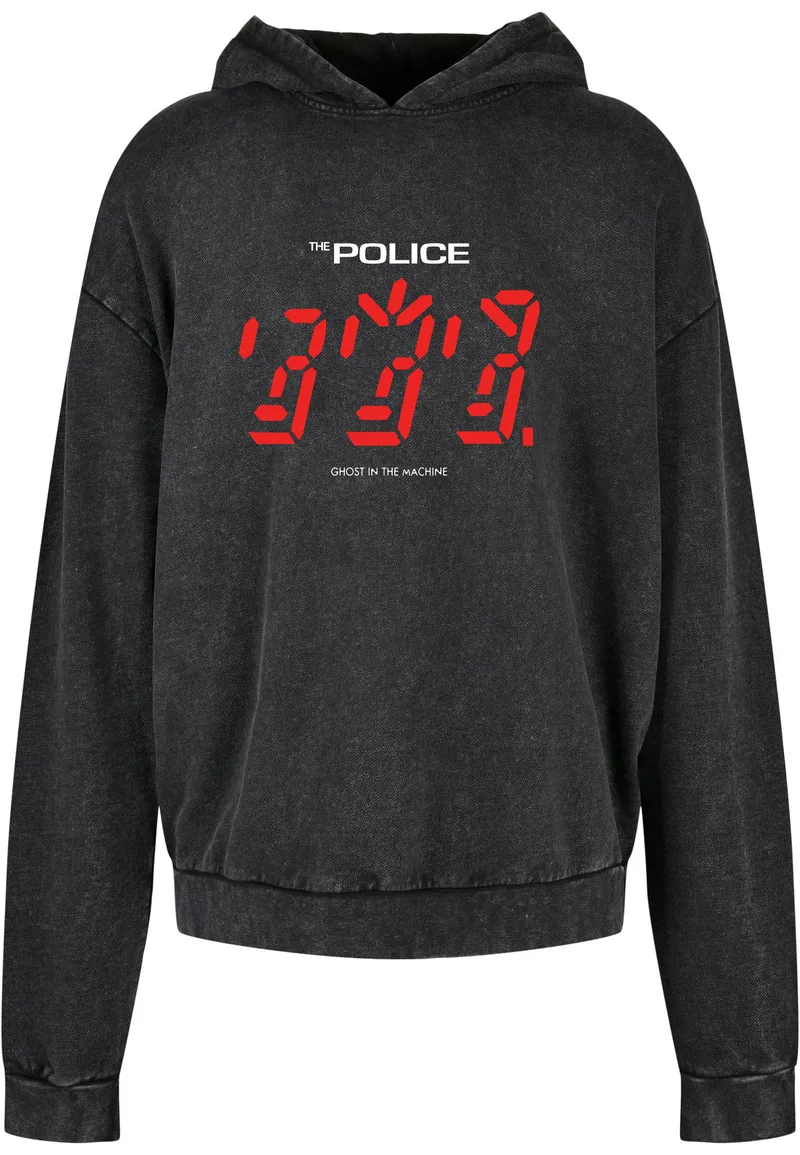 Oversized Premium Hoodie The Police Ghost In The Machine Rock Avenue Black