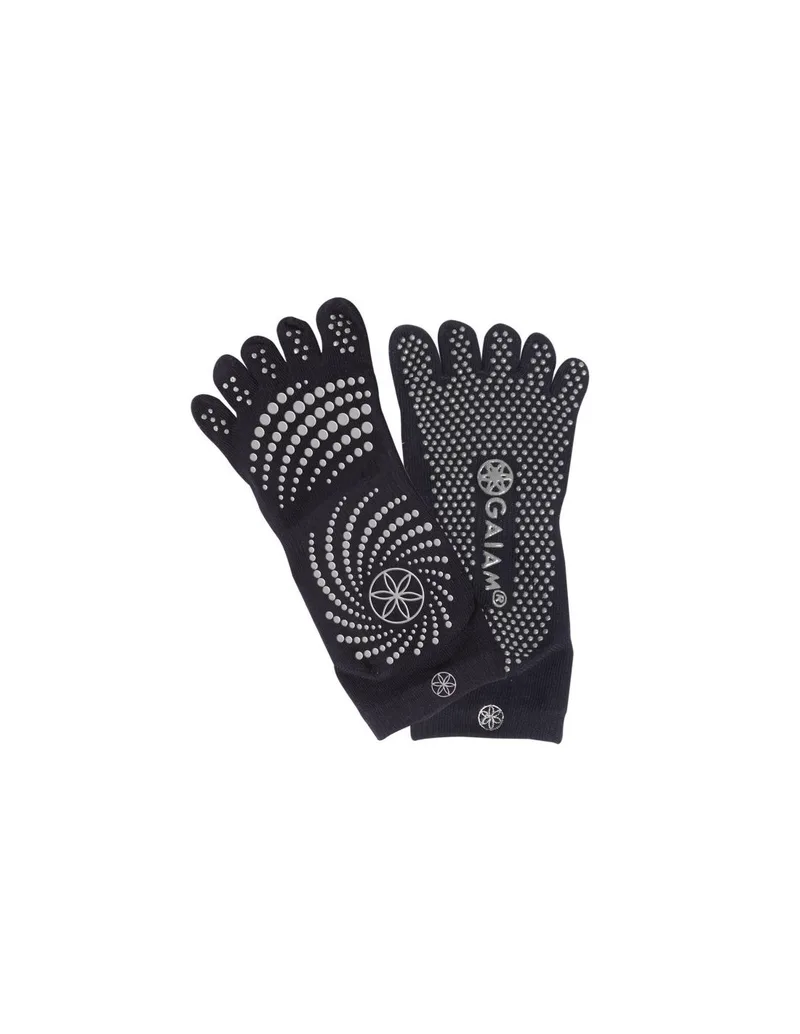 Gaiam black antislip socks S M 52223