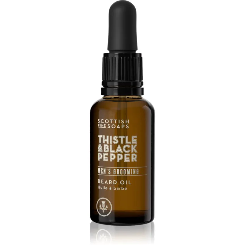 Scottish Fine Soaps Thistle & Black Pepper λάδι για τα γένια 30 ml