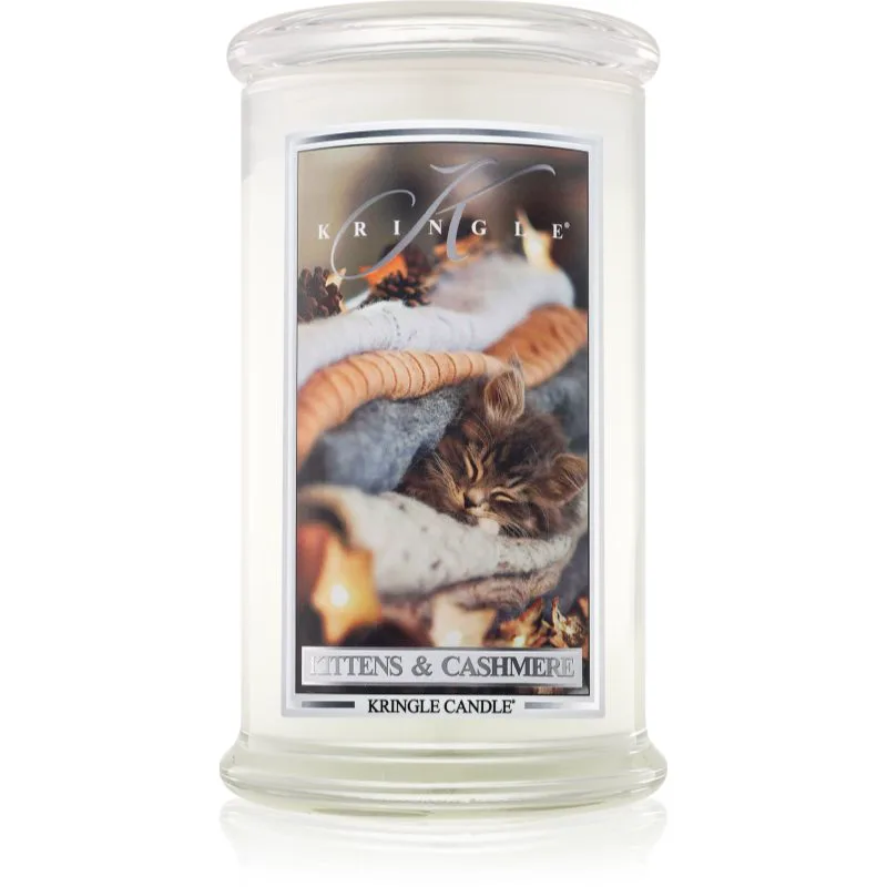 Kringle Candle Kittens & Cashmere αρωματικό κερί 624 γρ