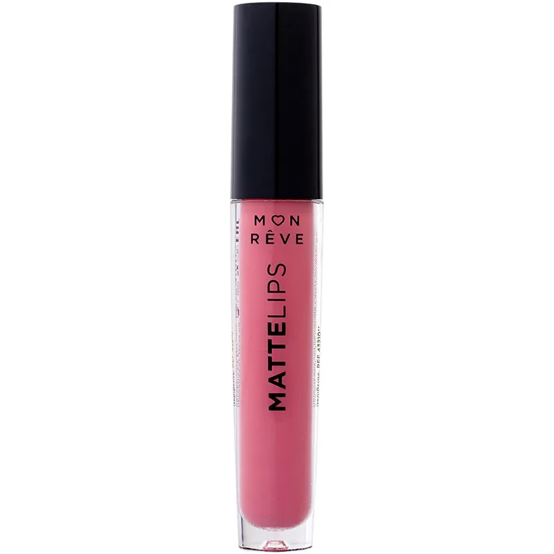 Mon Reve Matte Lips Liquid Lipstick Υγρό Ματ Κραγιόν με Πλούσιο Χρώμα Μεγάλης Διάρκειας 4ml - 25