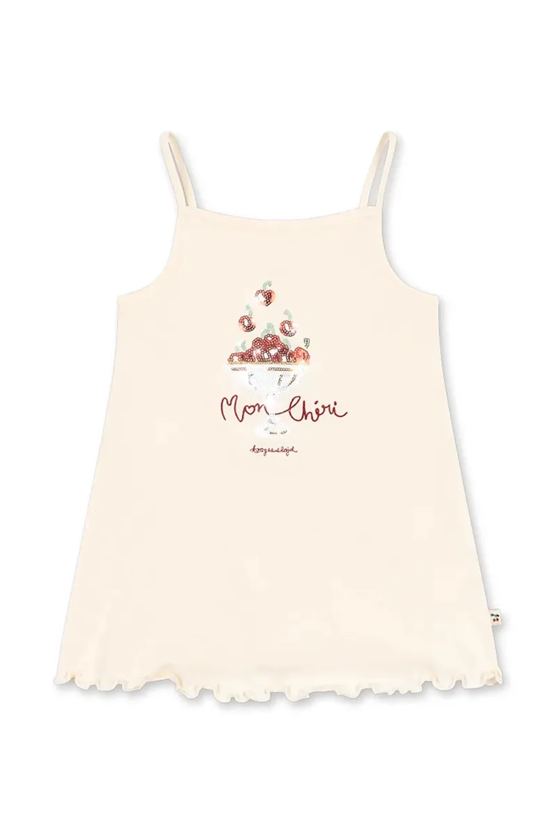 Konges Sløjd φόρεμα βαμβακερό FAMO STRAP DRESS GOTS