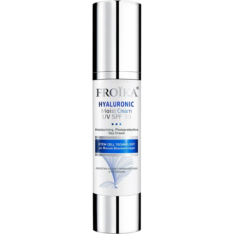 Froika Hyaluronic Moist UV Spf30 Κρέμα Ημέρας με Υαλουρονικό Οξύ για Κάθε Τύπο Δέρματος με Αντηλιακή Προστασία 50ml