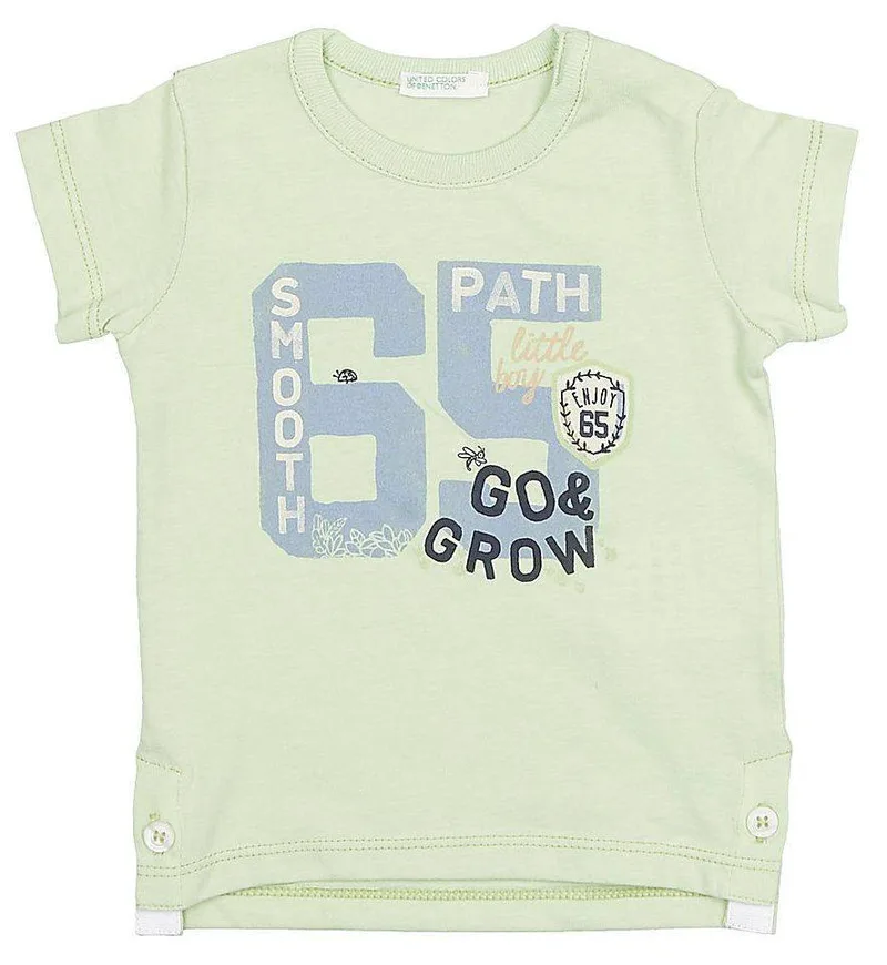 T-SHIRT BENETTON BABY BOY ΛΑΧΑΝΙ (68 CM)-(6-9 ΜΗΝΩΝ)