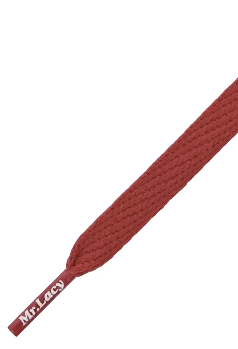 Κορδόνια Mr. Lacy Flatties 130cm Burgundy 316492-Burgndy