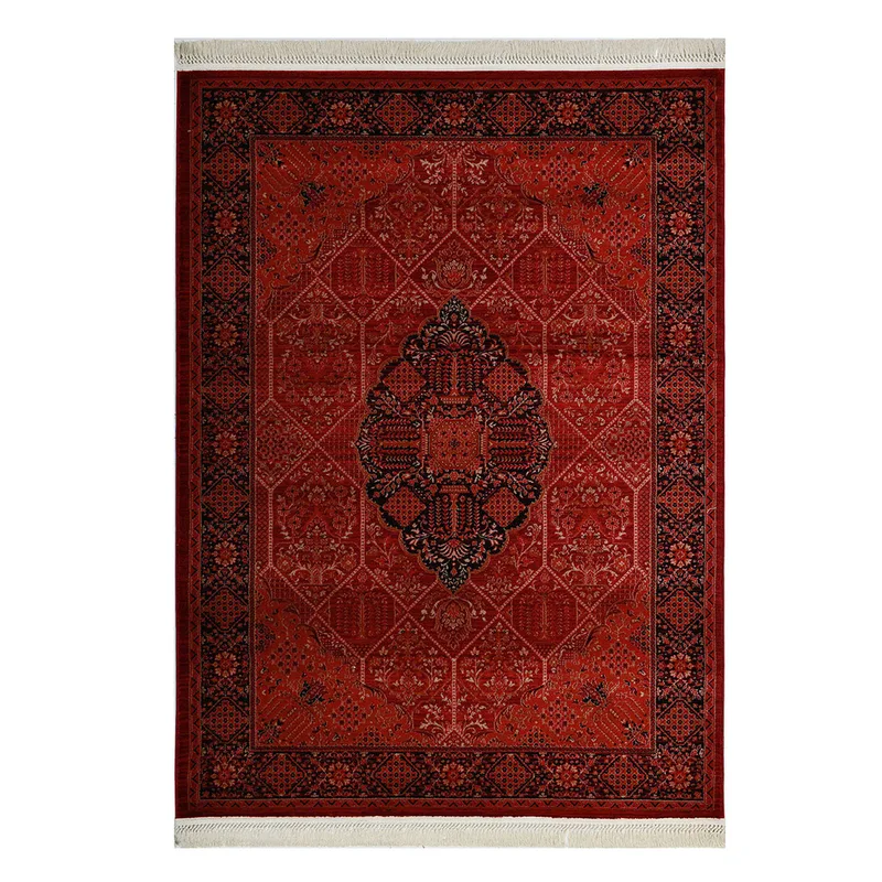 Χαλί (100x160) Royal Carpet Afgan 316A D.Red Black