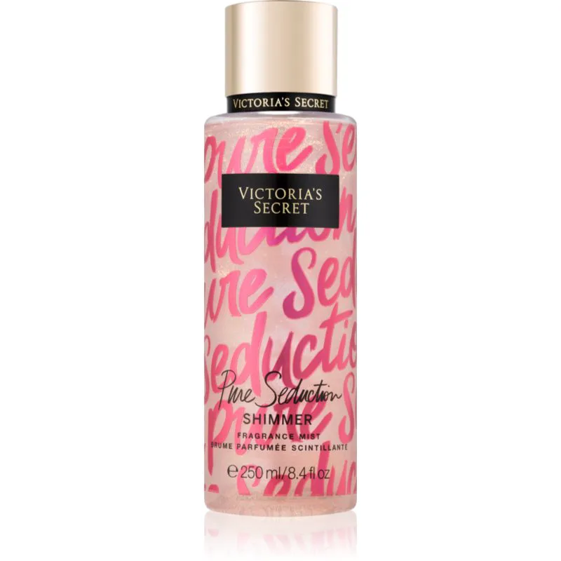 Victoria's Secret Pure Seduction Shimmer Σπρεϊ σώματος με στρας για γυναίκες 250 ml