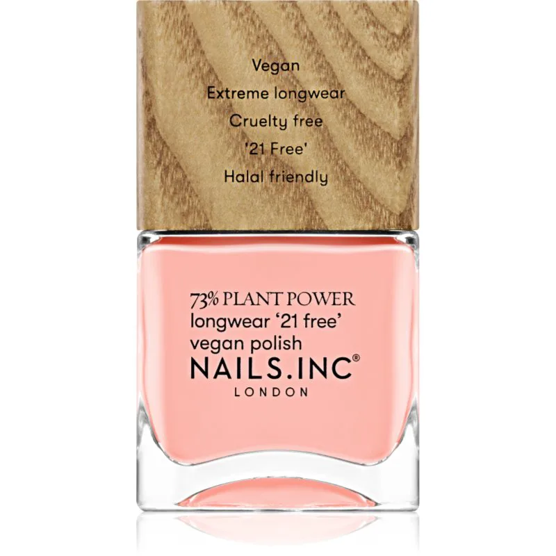 Nails Inc. Plant Power βερνίκι νυχιών μακράς διαρκείας απόχρωση Zero Waste Pro 14 ml