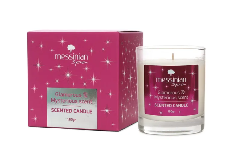 Φυσικό Αρωματικό Κερί Μασάζ-Glamorous and Mysterious Scent 160gr