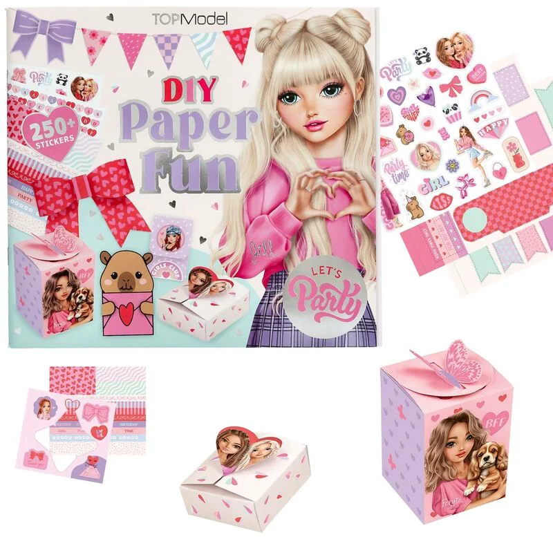 Top Model Μπλοκ Δημιουργίας-DIY Paper Fun (D13730)