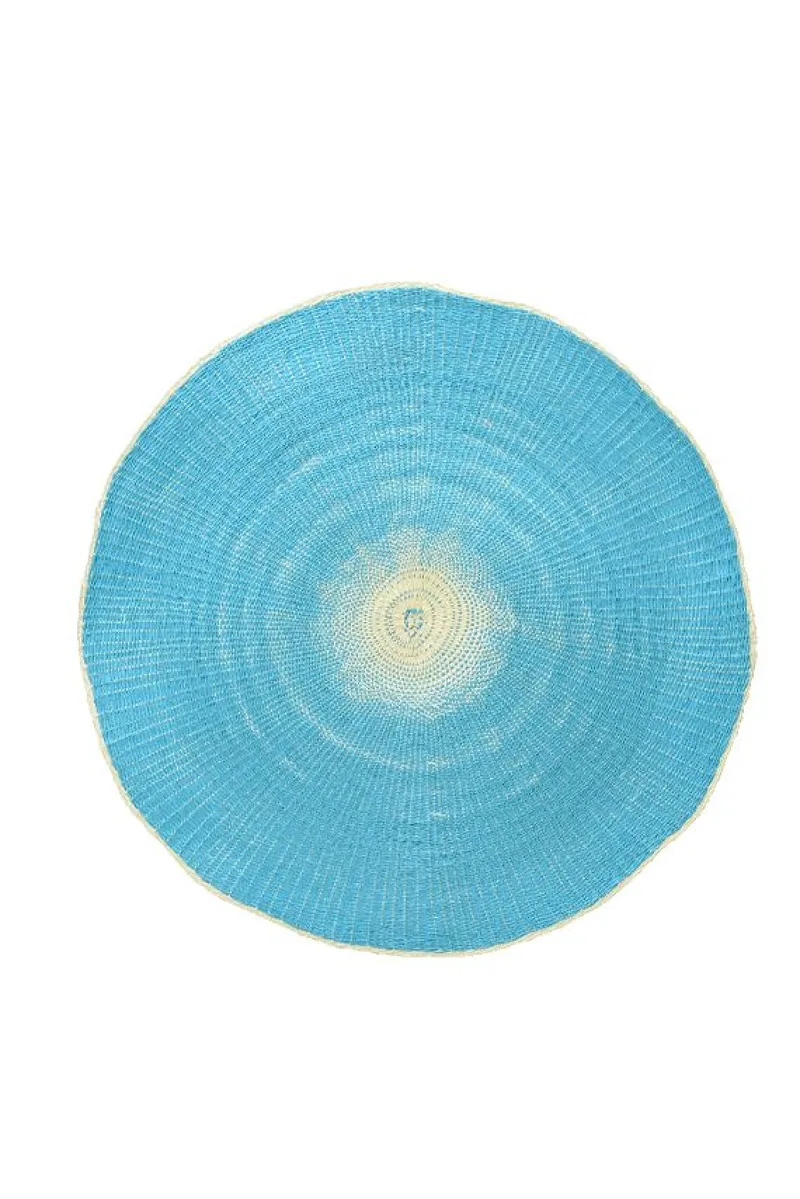 Σουπλα Στρογγυλο Με Διχρωμια 38x0x38cm Σιέλ Kaeming