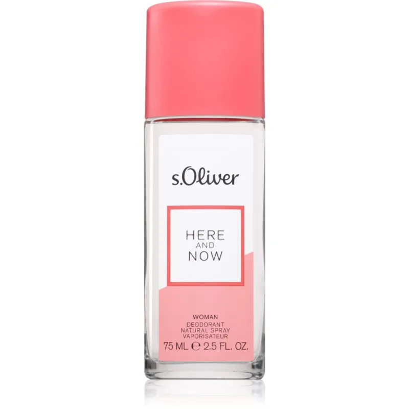 s.Oliver Here and Now Women αποσμητικό με ψεκασμό για γυναίκες 75 ml