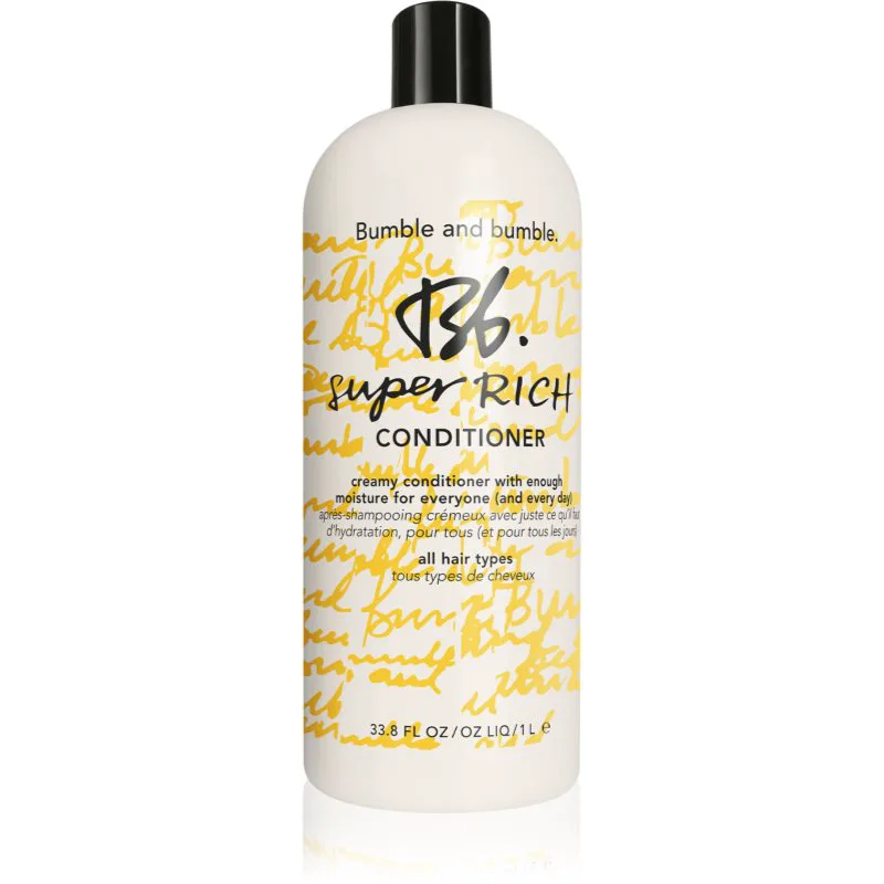 Bumble and bumble Bb.Super Rich Conditioner κρεμώδες μαλακτικό για τα μαλλιά προσθέτει ενυδάτωση και λάμψη 1000 ml