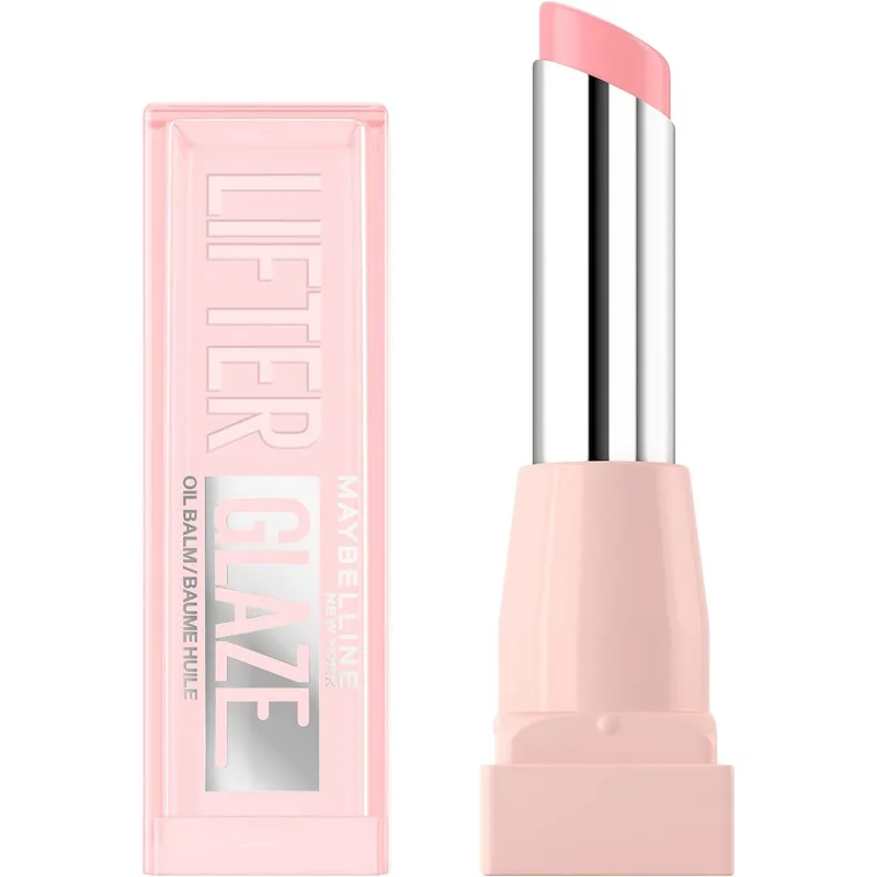 Maybelline Lifter Glaze Lip Oil Balm Ενυδατικό Lip Balm για Απαλά & Γεμάτα Χείλη με Εκχύλισμα από Κεράσι 1 Τεμάχιο - 002 Ροζ Drip