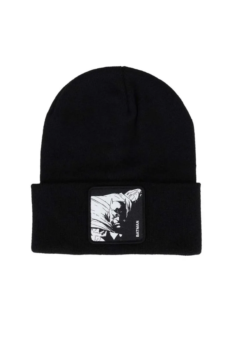 CAPSLAB Unisex Σκούφοι CL/DC/1/BON1/BAT1 - Μαύρο-CL/DC/1/BON1/BAT1-BLACK