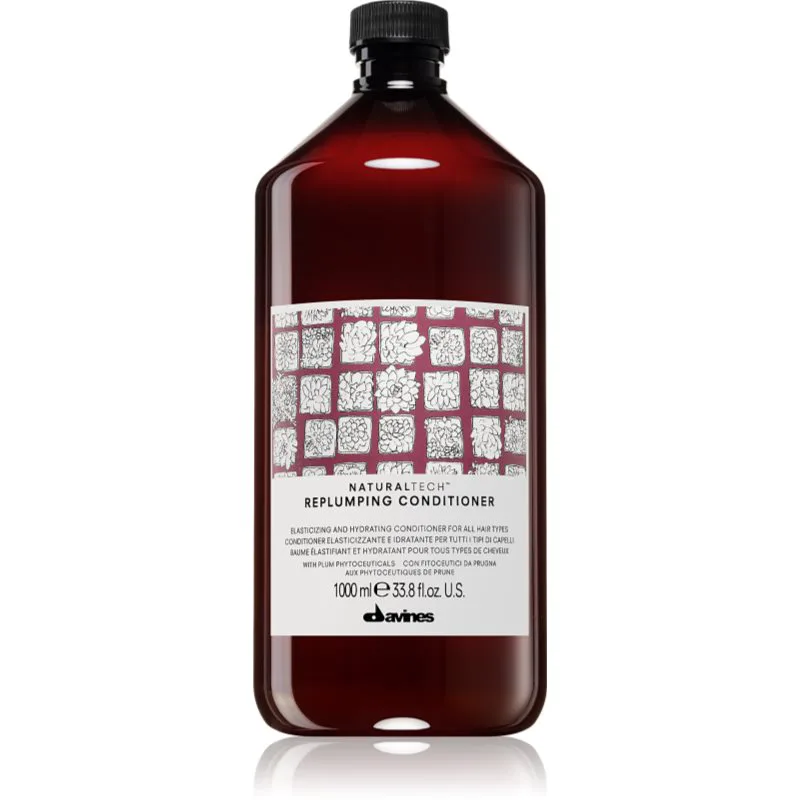 Davines Naturaltech Replumping Conditioner ενυδατικό μαλακτικό για εύκολο χτένισμα μαλλιών 1000 ml