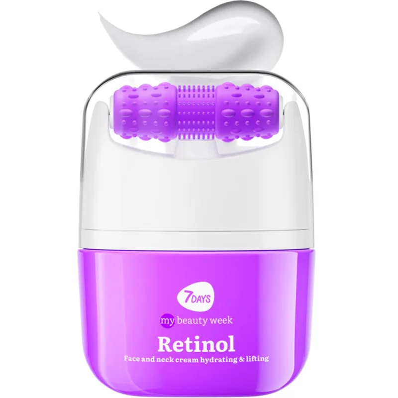 7DAYS My Beauty Week Retinol Hydrating & Lifting Face & Neck Cream Αντιγηραντική Κρέμα Προσώπου, Λαιμού με Ρετινόλη & Εφαρμοστή Μασάζ για Ενυδάτωση & Εφέ Lifting 40ml