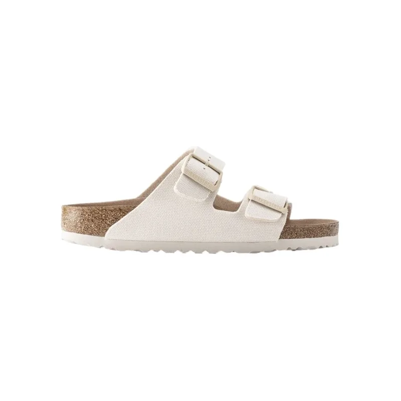 Σανδάλια χωρίς τακούνι BIRKENSTOCK Arizona Rivet Logo Regular - Eggshell