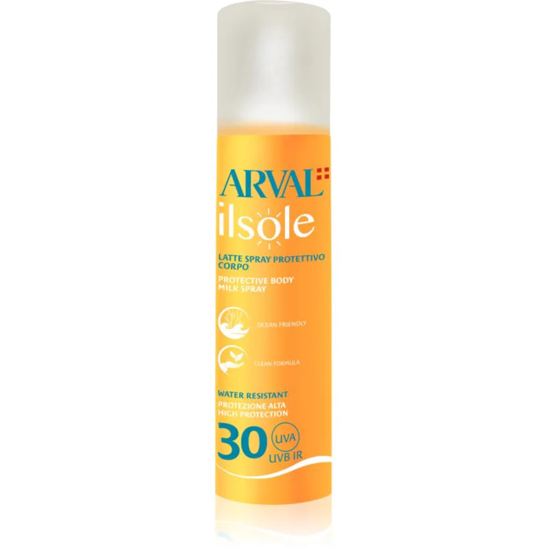 Arval IlSole Protective Body Milk Spray SPF 30 προστατευτική αντηλιακή λοσιόν σε σπρέι 200 ml