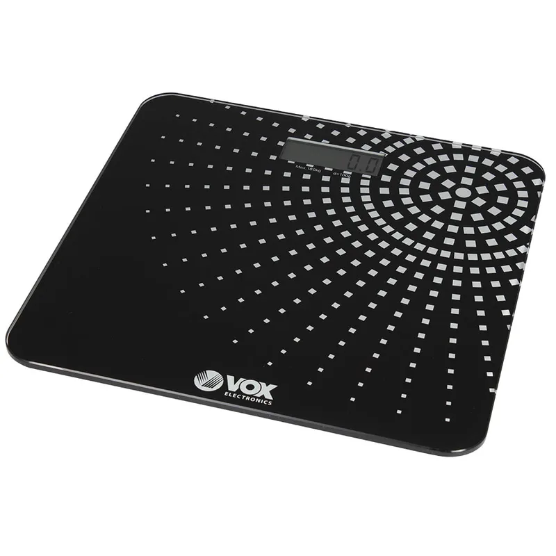 Ψηφιακή Ζυγαριά σε Μαύρο χρώμα PW-436-01, Vox Electronics, 180 kg