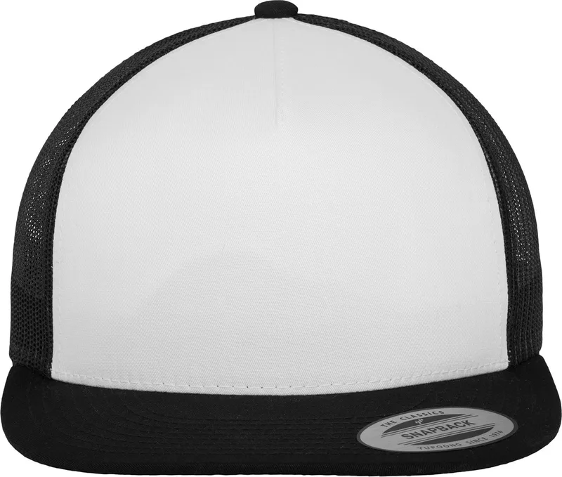 Καπέλο Classic Trucker Cap Yupoong 6006W Black/White/Black