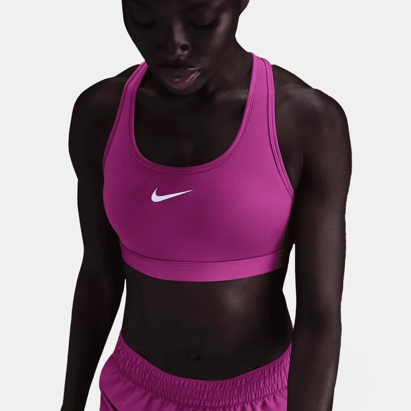 Nike Swoosh Medium Support Αθλητικό Μπουστάκι (9000190231_79002)