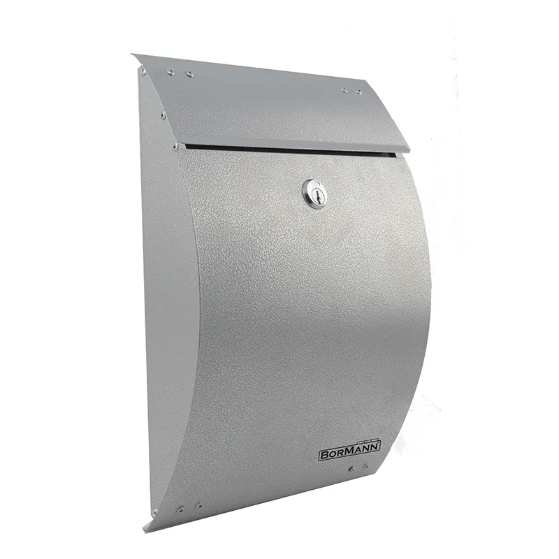 BORMANN BMB1000 Γραμματοκιβώτιο Μ22xΠ7xΥ30cm,Ασημί 022695