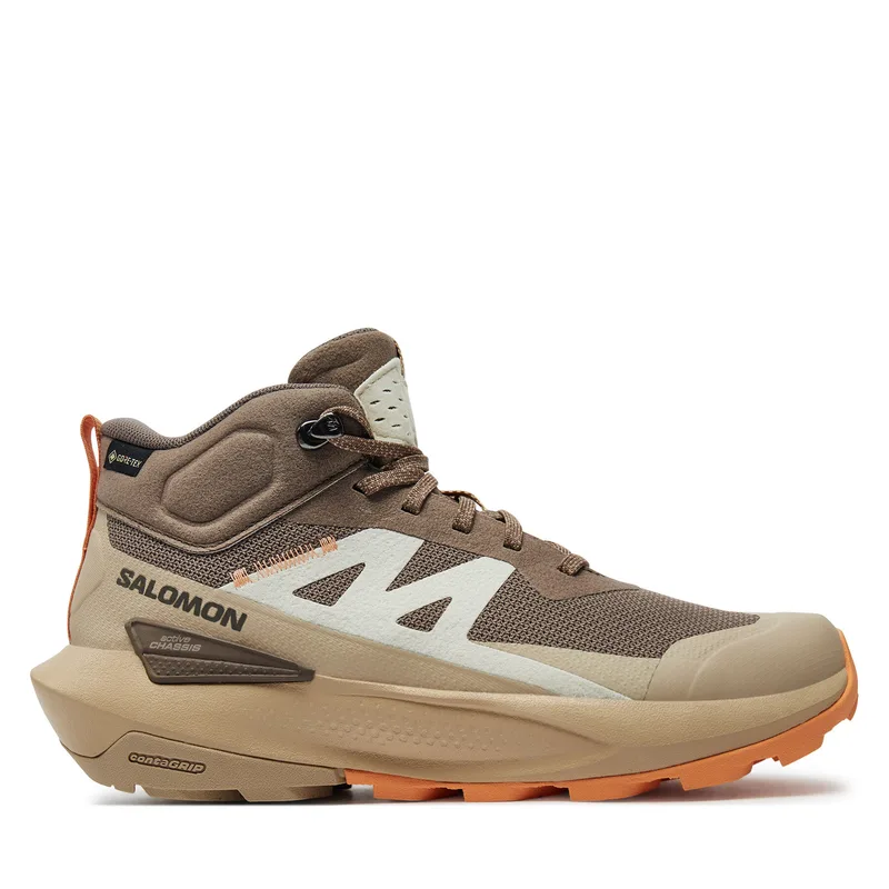 Παπούτσια πεζοπορίας Salomon Elixir Activ Mid Gore-Tex L47457200 Μπεζ