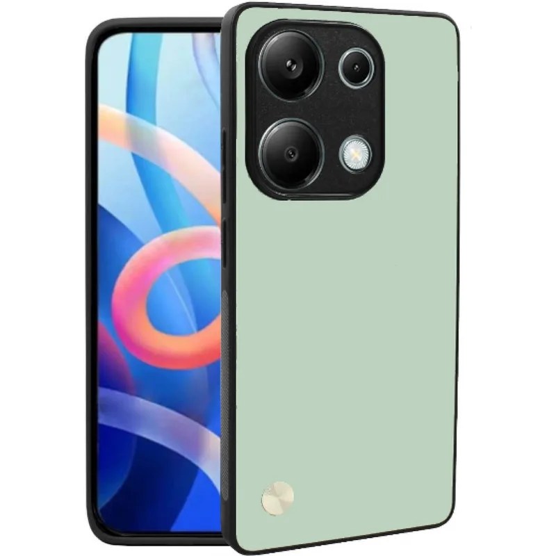 Θήκη Xiaomi Redmi Note 13 Pro 4G / Poco M6 Pro 4G Bodycell Vegan Cover Σκληρή - Light Green (5206015077951)