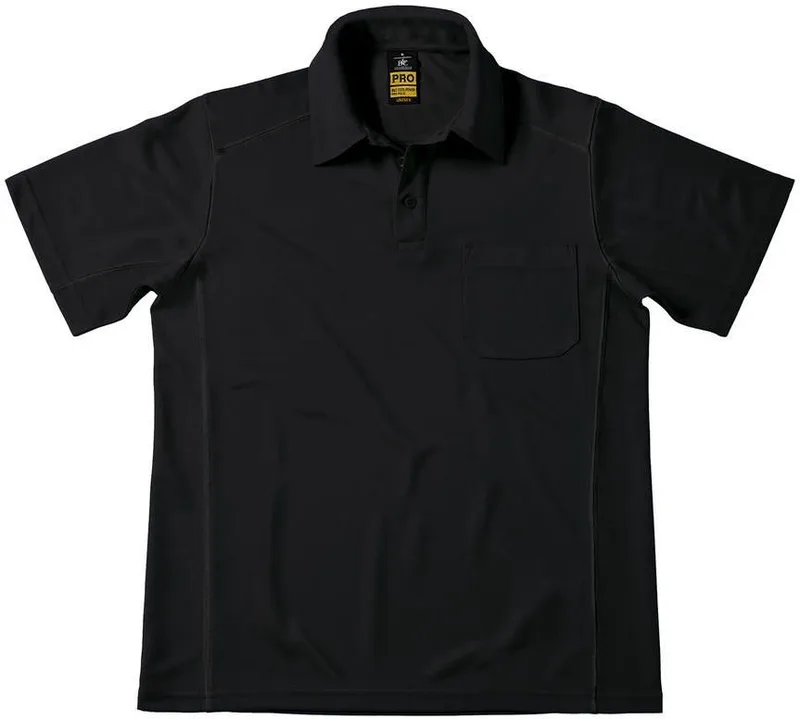Coolpower Pocket Μπλουζάκι Polo B & C Coolpower Pro Polo Black
