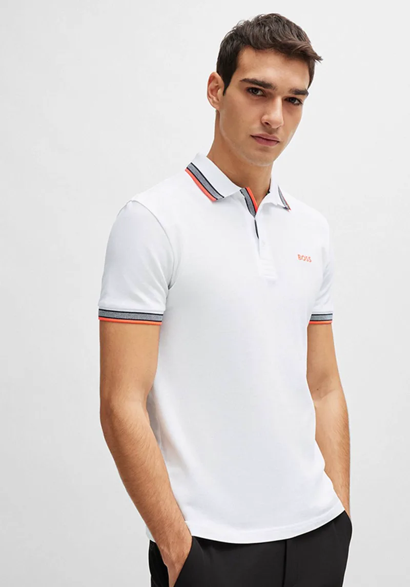 BOSS Polo Μπλούζα της σειράς Paddy - 50469055 103 Natural