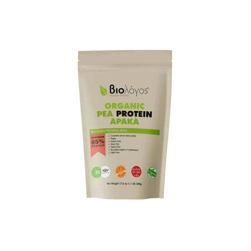 Biologos Πρωτεΐνη Αρακά ΒΙΟ -500gr