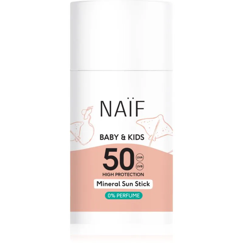 Naif Baby & Kids Mineral Sun Stick στικ για ηλιοθεραπεία SPF 50 36 γρ