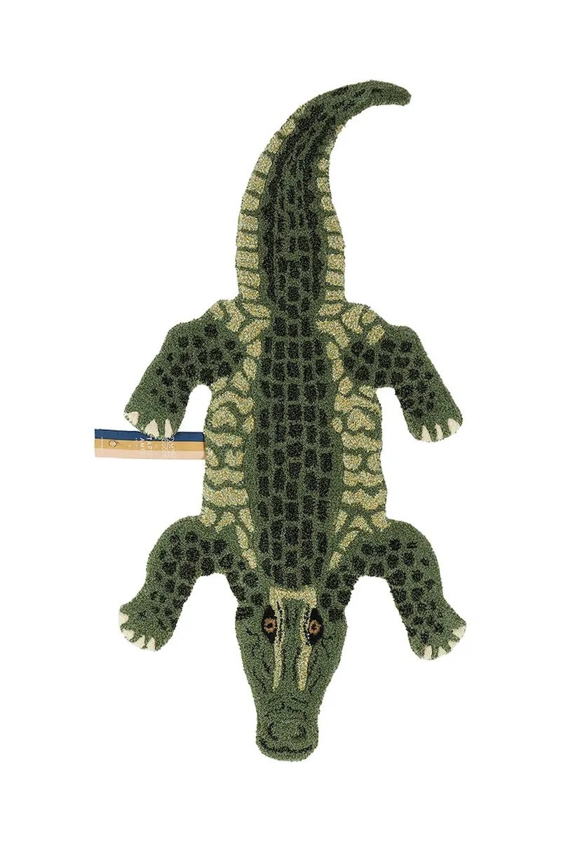 Μάλλινο χαλί Doing Goods Coolio Crocodile S/122 x 61 cm