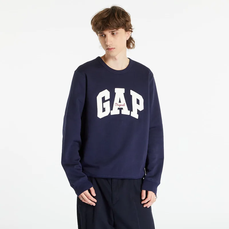 Φούτερ GAP Gap Original Arch Crew Tapestry Navy M