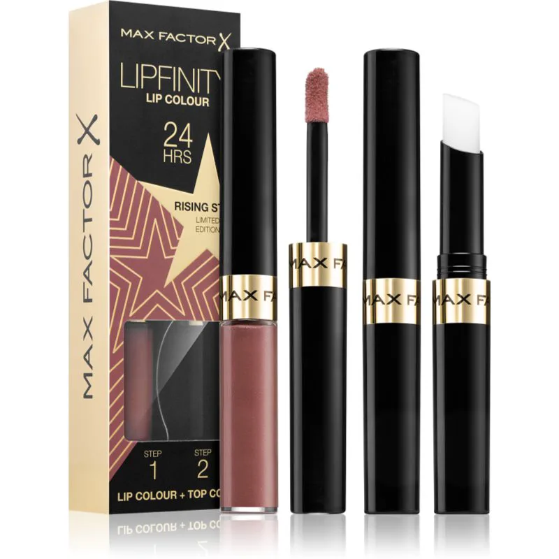Max Factor Lipfinity Rising Stars μακράς διαρκείας ρευστό κραγιόν με βάλσαμο απόχρωση 082 Stardust 1 τμχ