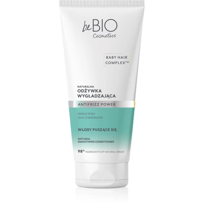 beBIO Baby Hair Complex Antifrizz Power κοντίσιονερ για την αντιμετώπιση του κρεπαρίσματος μαλλιών 200 ml