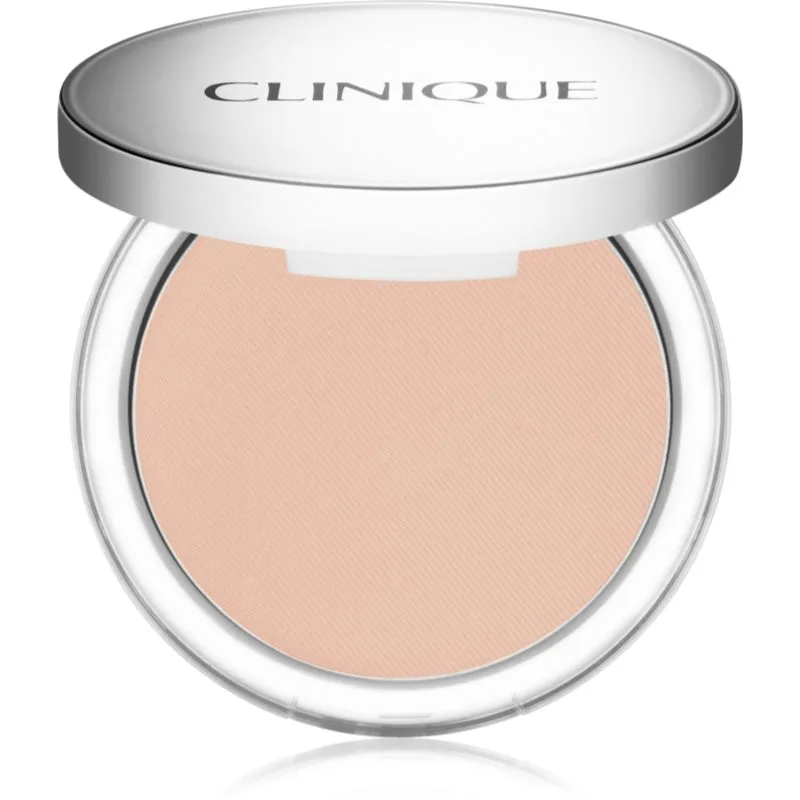 Clinique Superpowder Double Face Makeup συμπαγής πούδρα κα μακιγιάζ 2 σε 1 απόχρωση 02 Matte Μπεζ 10 γρ