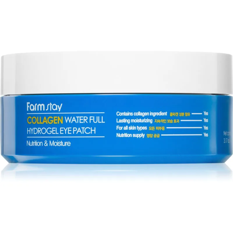 Farmstay Collagen Water Full μάσκα υδρογέλης για γύρω από τα μάτια 60 τμχ
